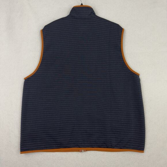 LL Bean Airlight Vest Mens XXL Full Zip Stretch Lightweight Navy Blue 513274 - Picture 4 of 10